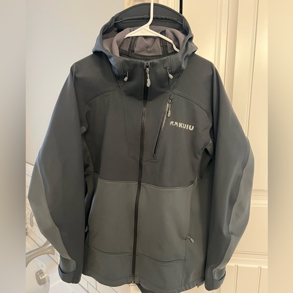 KUIU Men’s Axis Hybrid Hooded Jacket in Charcoal Gray, Size XXL, Nice Condition! - Picture 4 of 8
